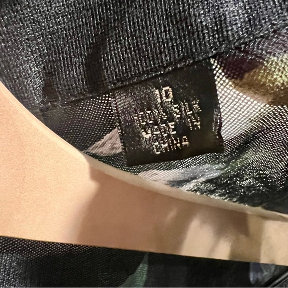 Ellen Tracy Sheer Silk Floral Blouse - Picture 6 of 6